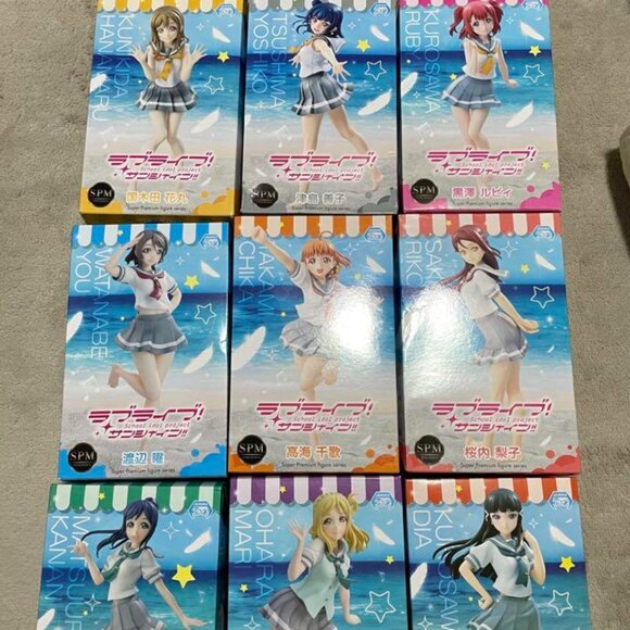 Love Live! Sunshine!! School Idol Project SPM Summer Uniform Complete Figure Set - Picture 1 of 2